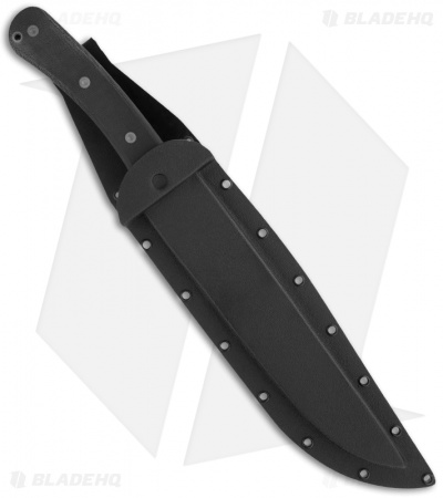 Entrek Bison Fixed Blade Bowie Knife (9" Bead Blast Plain)