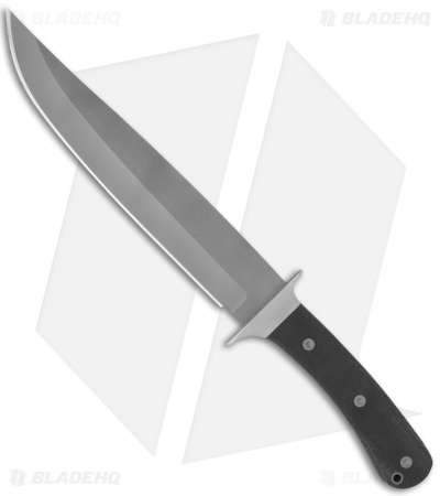 Entrek Bison Fixed Blade Bowie Knife (9" Bead Blast Plain)