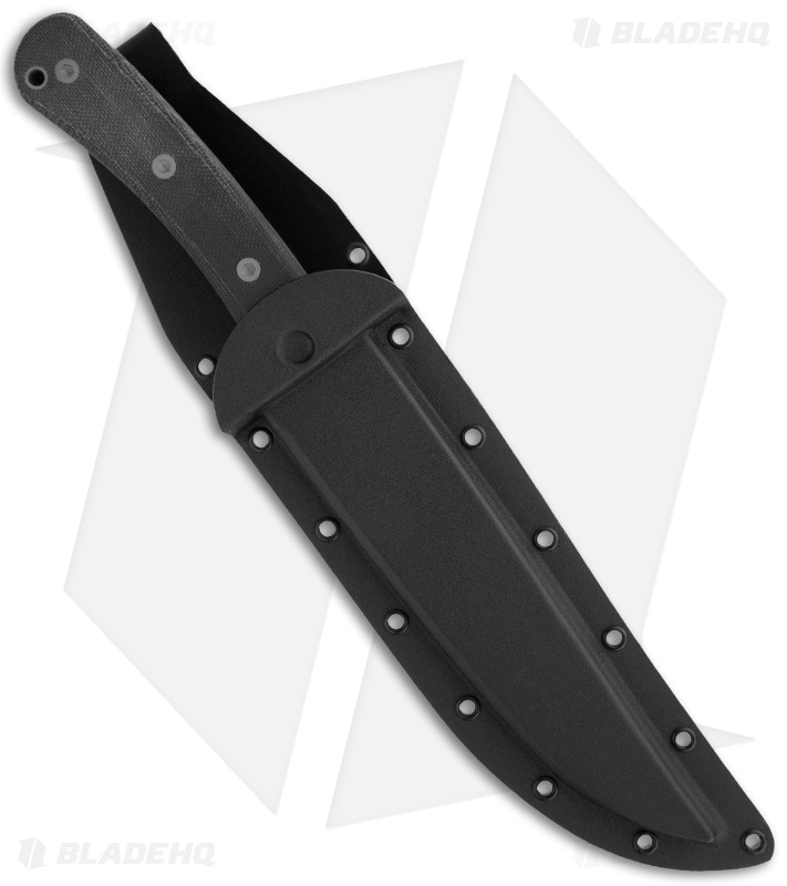 EnTrek Buffalo Fixed Blade Camp Knife (7" Bead Blast Plain)
