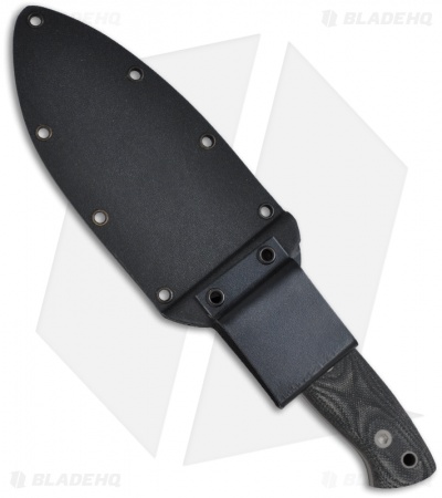 EnTrek Cobra Fixed Blade Knife w/ Micarta Handle (4" Bead Blast Plain)