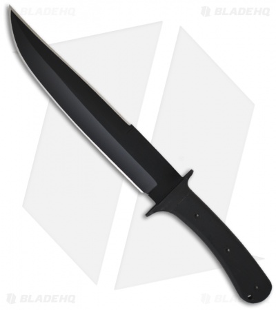 EnTrek Ranger MKII Tactical Fixed Blade Knife (9" Black Plain)
