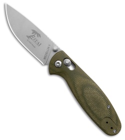 ESEE Knives Medellin II Crossbar Lock Knife Olive Micarta (2.63" S35VN)