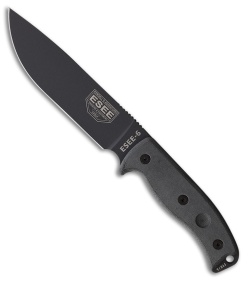 ESEE Knives ESEE-6 Fixed Blade Knife Gray Micarta (6.5&quot; Gunsmoke Gray) | 195773