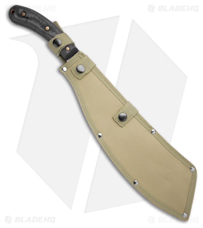 ESEE Knives El Deguello Fixed Blade Machete Micarta (12.75" Black)