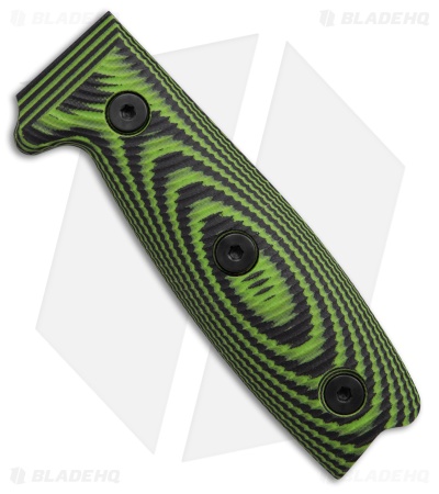 ESEE 3 Handle Scales G-10 (Neon Green/Black)
