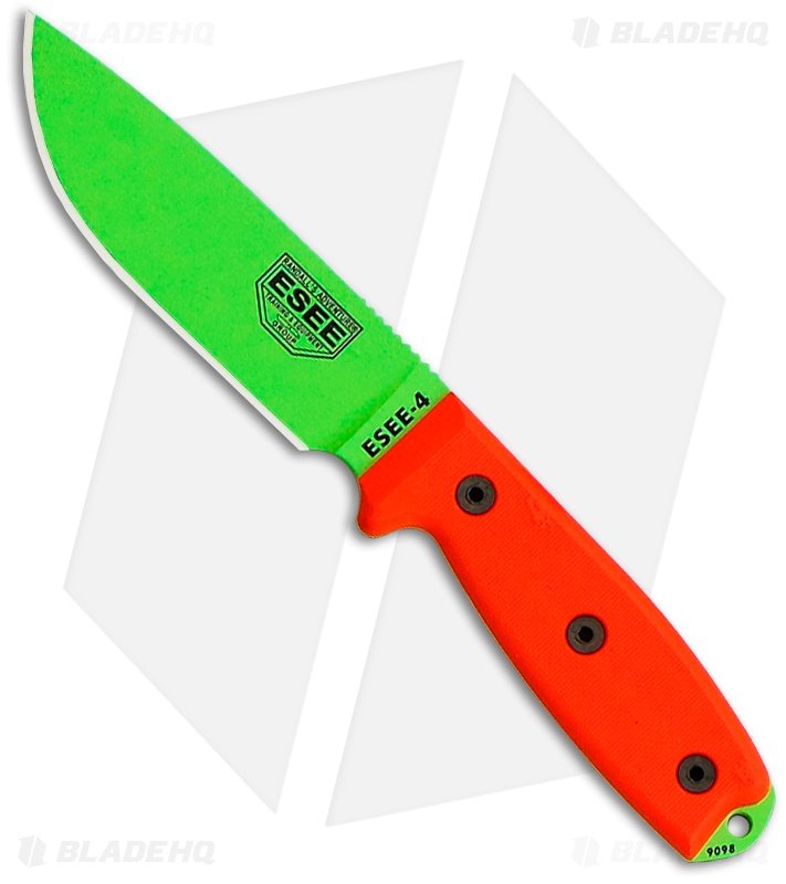 ESEE Knives Venom Green ESEE-4P-VG Wilderness Knife (4.5