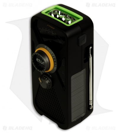 Eton FRX2 Hand Turbine AM/FM/Weather Radio w/ USB Charger & Light (Black)