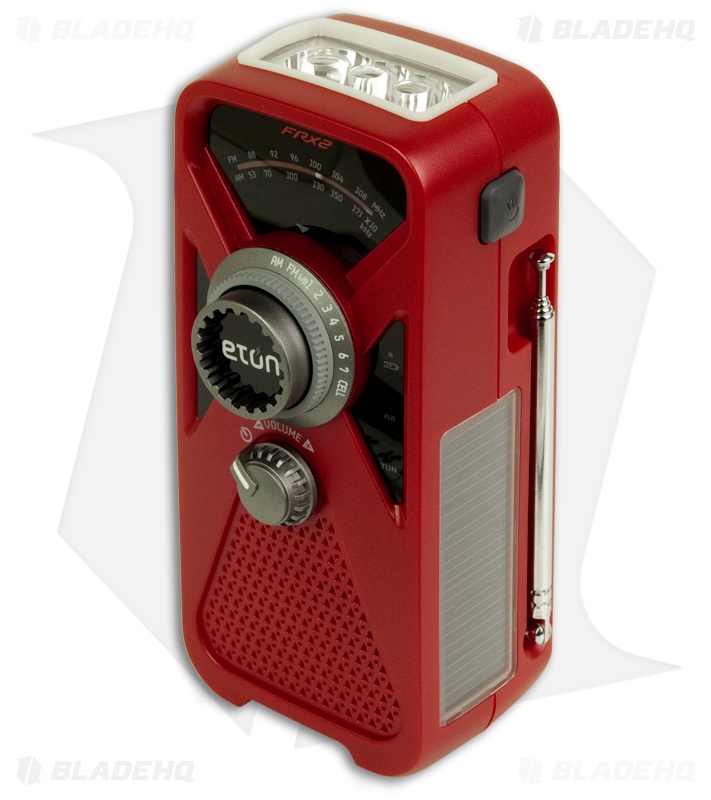 Eton FRX2 Hand Turbine AM/FM/Weather Radio w/ USB Charger, Light