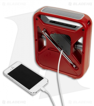 Eton FRX3 Hand Turbine AM/FM/Weather Radio w/ USB Charger LED