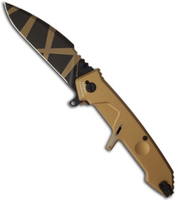 Extrema Ratio Desert Warfare MF2 Knife Flipper (4.5" Black Plain)