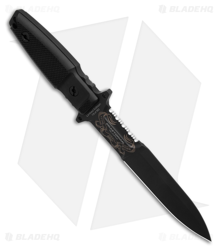 Extrema Ratio Praetorian Gloria USA 250th Limited Fixed Blade Knife(7" Blk)