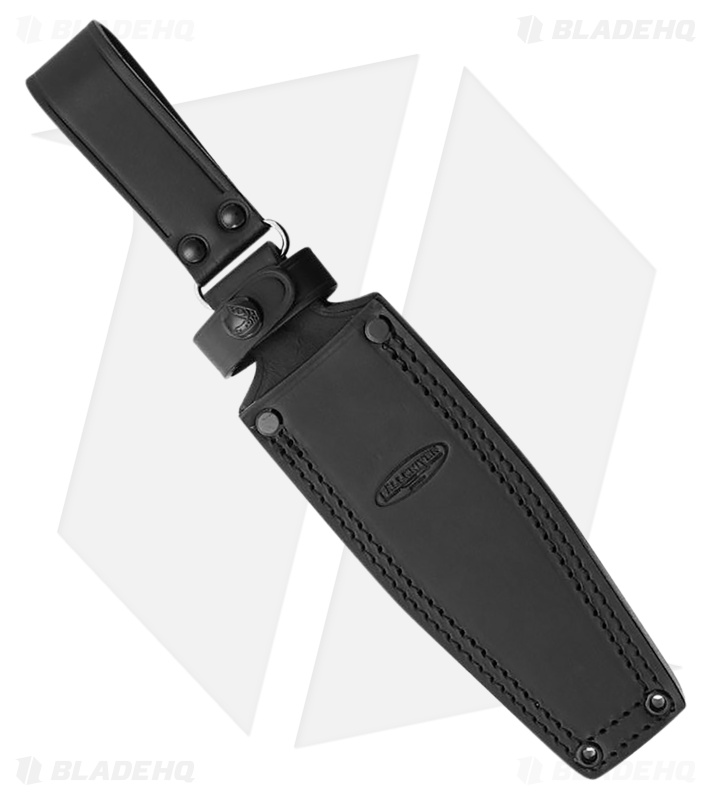 Fallkniven Knives A1 Survival Knife w/ Leather Sheath (6.3" Satin Plain)