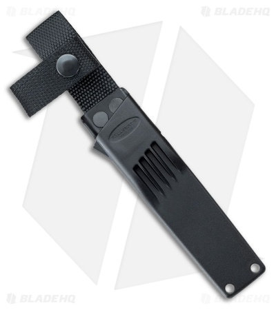 Fallkniven F1 Left Handed Fixed Blade Knife Black Polymer (4" Satin)