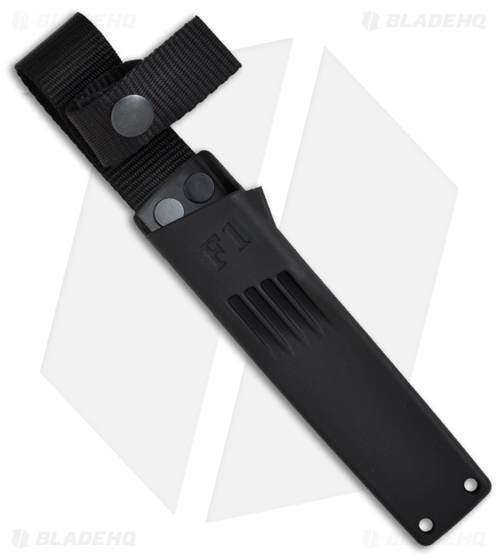Fallkniven PRK - Police and Rescue Knife w/ Zytel Sheath (3.7" Black Serr)