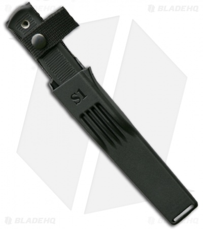 Fallkniven Knives S1 Forest Knife w/ Zytel Sheath (5.1" Black Plain)