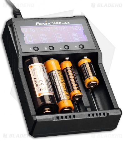 Fenix ARE-A4 4-Battery Advanced Multi-Charger Digital 