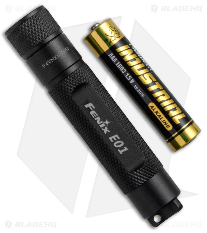 Fenix E01 Flashlight Compact Nichia White GS LED + Battery (13 Lumens)
