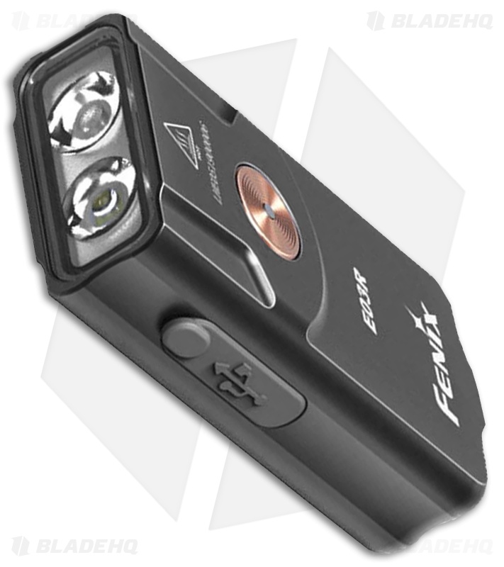 Fenix E03R Grey Rechargeable Keychain Flashlight (260 Lumens