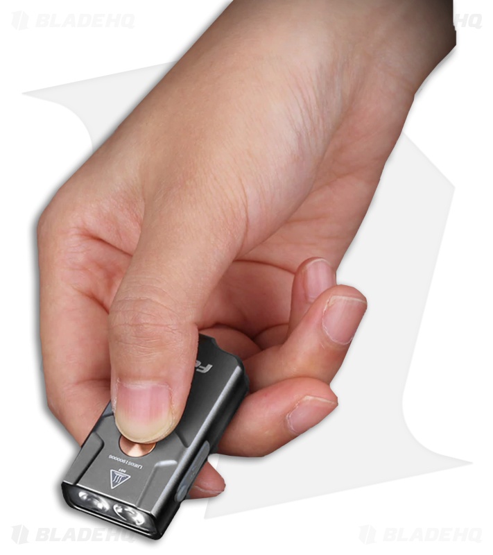 Fenix E03R Grey Rechargeable Keychain Flashlight (260 Lumens