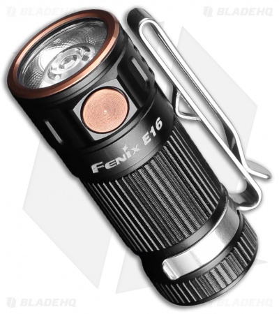 Fenix E16 EDC Flashlight CREE XP-L HI Black (700 Lumens) E16XLBK