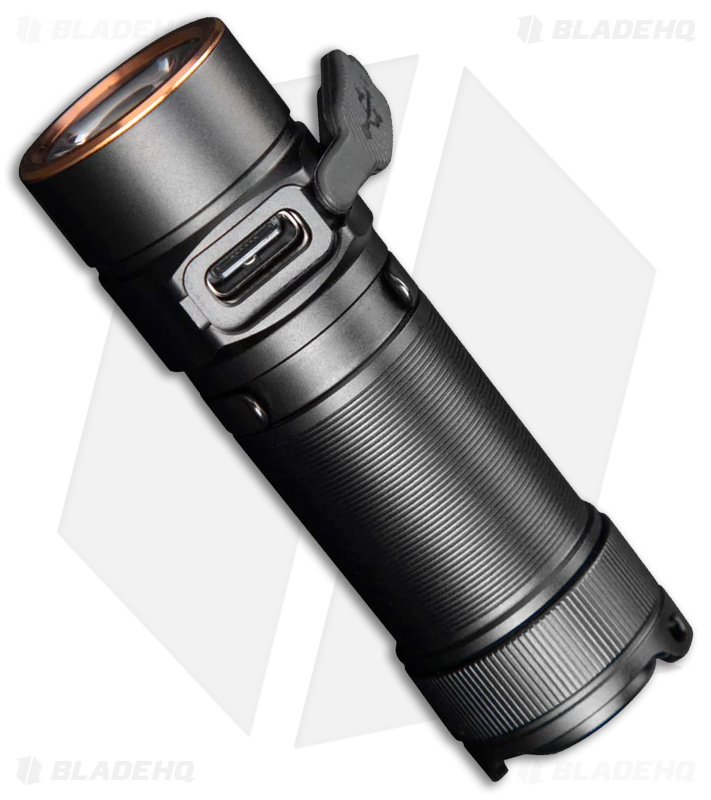 Fenix E18R - Rechargeable Flashlight Black/Copper - Blade HQ