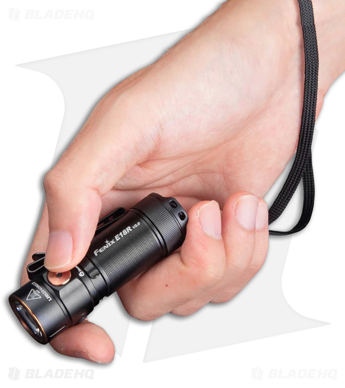 Fenix E18R - Rechargeable Flashlight Black/Copper - Blade HQ