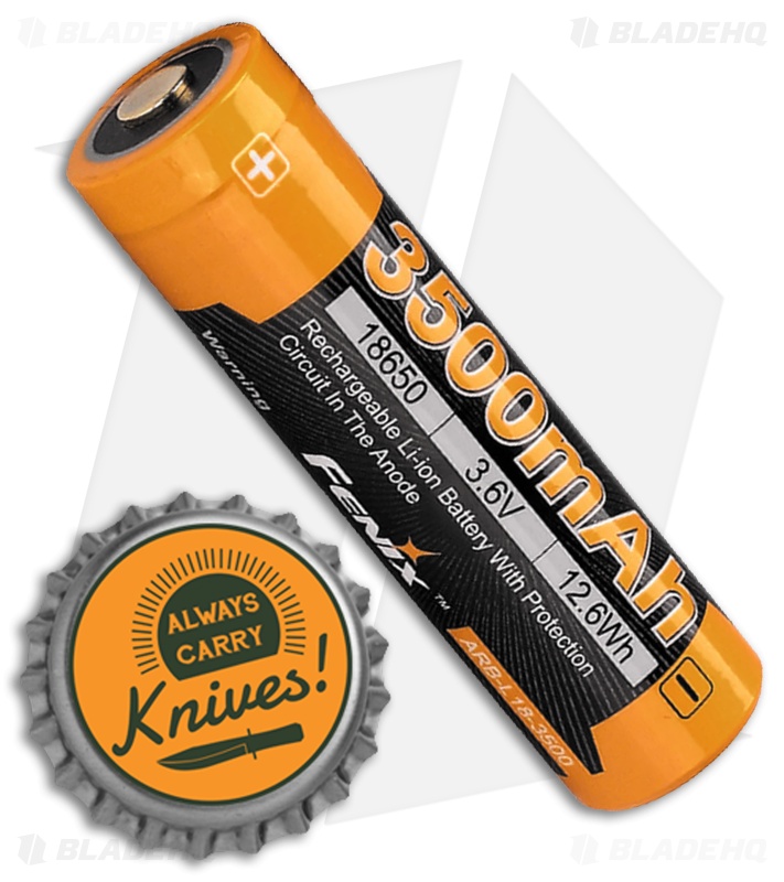 Fenix Rechargeable 18650 Li-Ion Battery 3.6V 3500mAh ARB-L18-3500