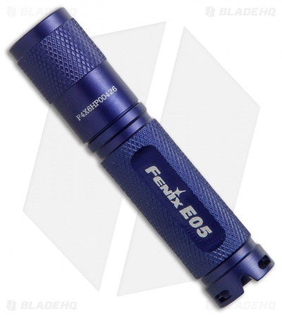 Fenix E05 Blue Flashlight Cree XP-E R2 LED (85 Lumens) + Battery
