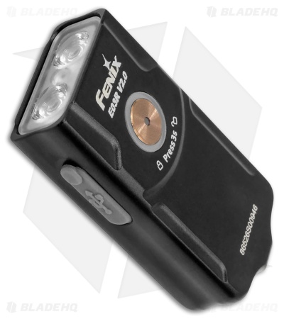 Fenix E03R V2.0 Keychain Flashlight Black Al | 500 Lumens | Blade HQ