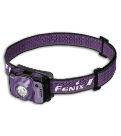 Fenix HL12R Rechargeable Headlamp Purple Aluminum (500 Lumens)