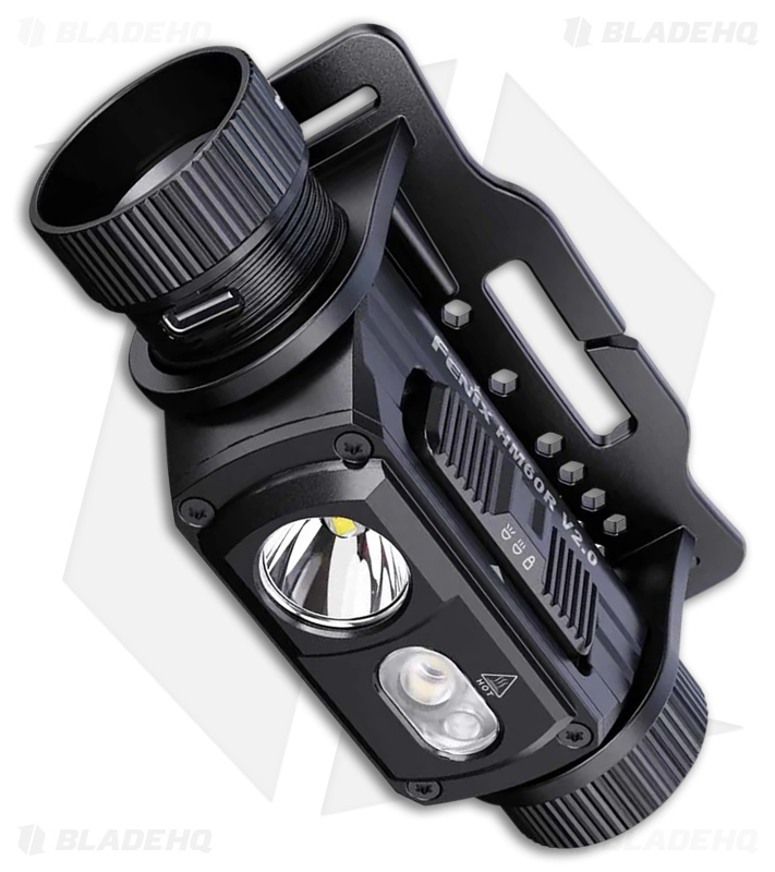Fenix HM60R Rechargeable Headlamp Black Aluminum (1600 Lumens)