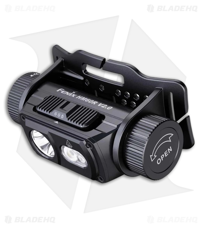 Fenix HM60R Rechargeable Headlamp Black Aluminum (1600 Lumens)