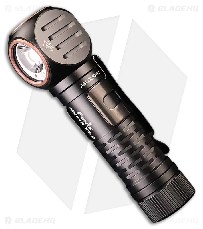 Fenix HM61R Rechargeable Headlamp Black Aluminum (1800 Lumens)