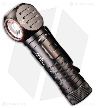 Fenix HM61R Rechargeable Headlamp Black Aluminum (1800 Lumens)