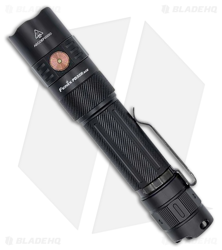 Fenix PD35R Ace Rechargeable Flashlight Black Aluminum (2000 Lumens)