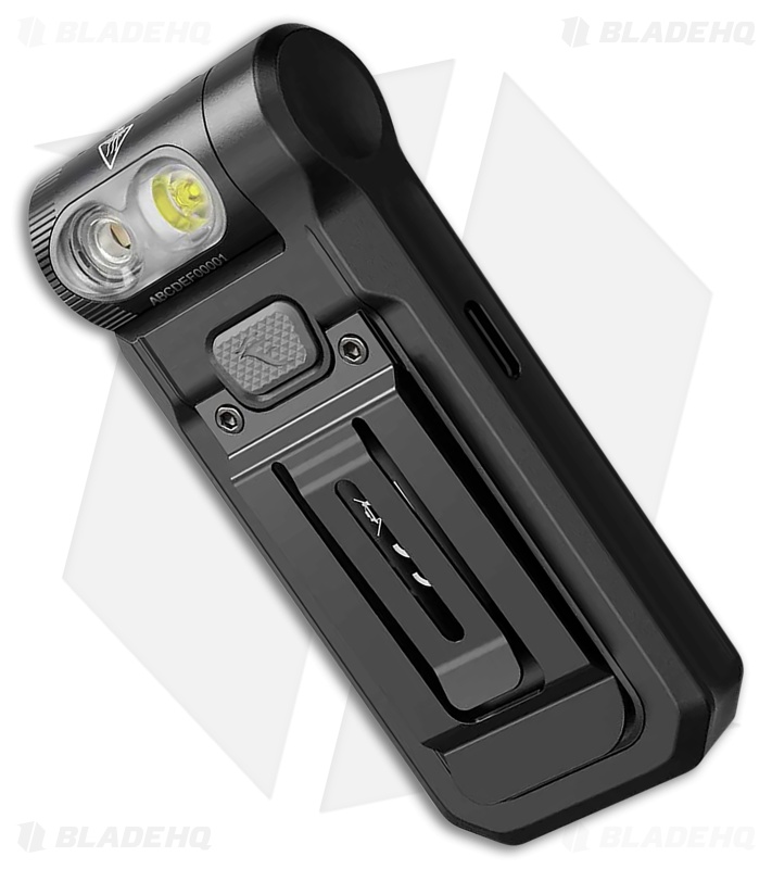 Fenix SW05R-UV Rechargeable Cliplight Black Aluminum (150 Lumens)