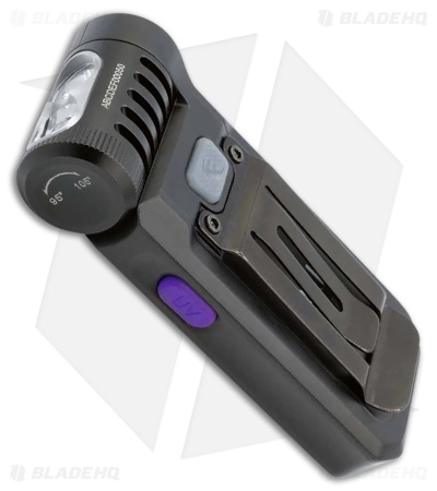 Fenix SW05R-UV Rechargeable Cliplight Black Aluminum (150 Lumens)