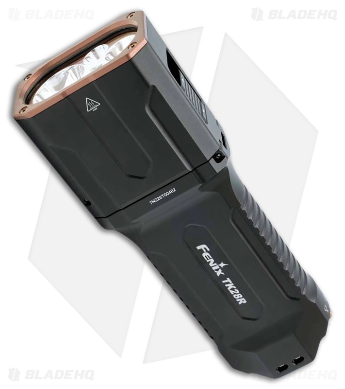 Fenix TK28R Rechargeable Flashlight Black Aluminum - Blade HQ