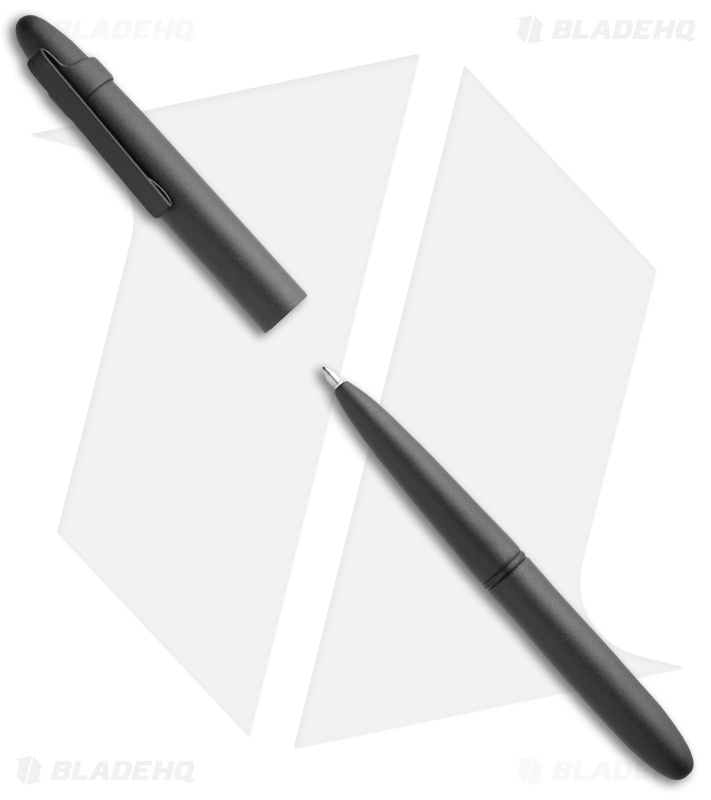 Fisher Space Pen Matte Black Bullet w/ Pocket Clip 400BCL