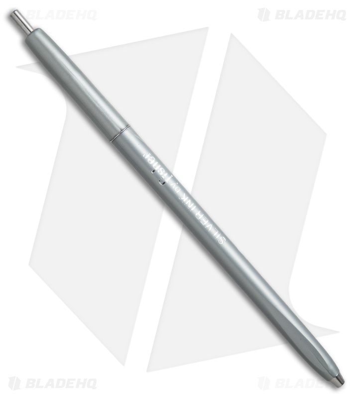 Fisher Space Pen SR80SL Metallic Aluminum Click Pen - Silver Ink