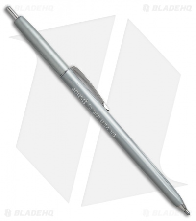 Fisher Space Pen SR80SL Metallic Aluminum Click Pen - Silver Ink