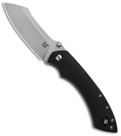 Fox Knives Pelican Liner Lock Knife Black G-10 (3.5" Stonewash) FX-534 