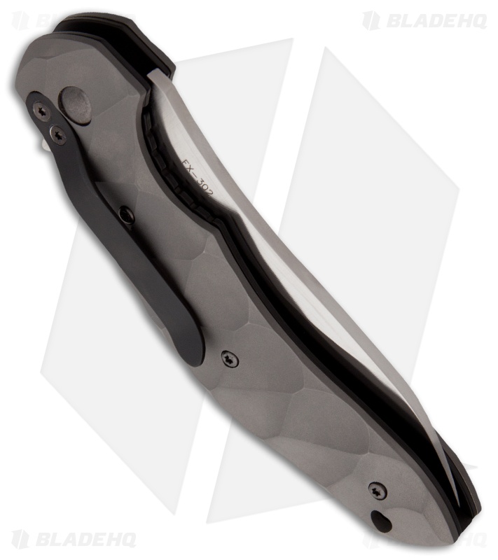 Fox Knives Jens Anso Titanium Flipper Folding Knife (3.54" Satin) FX-302