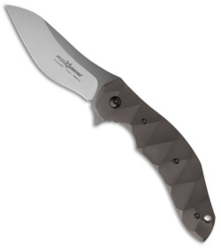 Fox Knives Jens Anso Titanium Flipper Folding Knife (3.54" Satin) FX-302