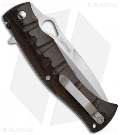Fox Knives Citadel Deimos Folder Knife Ziricote (4.5" Satin) FX-0110 W