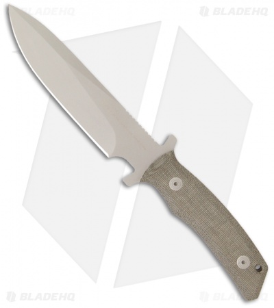 Fox Knives ETK Exagon Tactical Knife Tan Micarta (6.69" Bead Blast) FX-1661TK