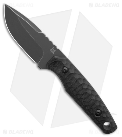 Fox Knives Tactical KS Original Fixed Blade Knife Black G-10 (3.1" Antracite)