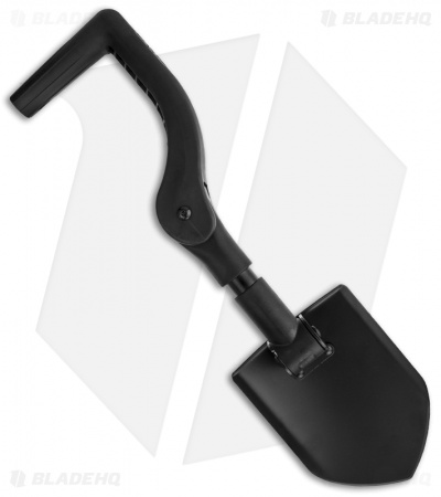 Fox Knives Folding Spade Packable Shovel w/ Nylon Pouch (Black)