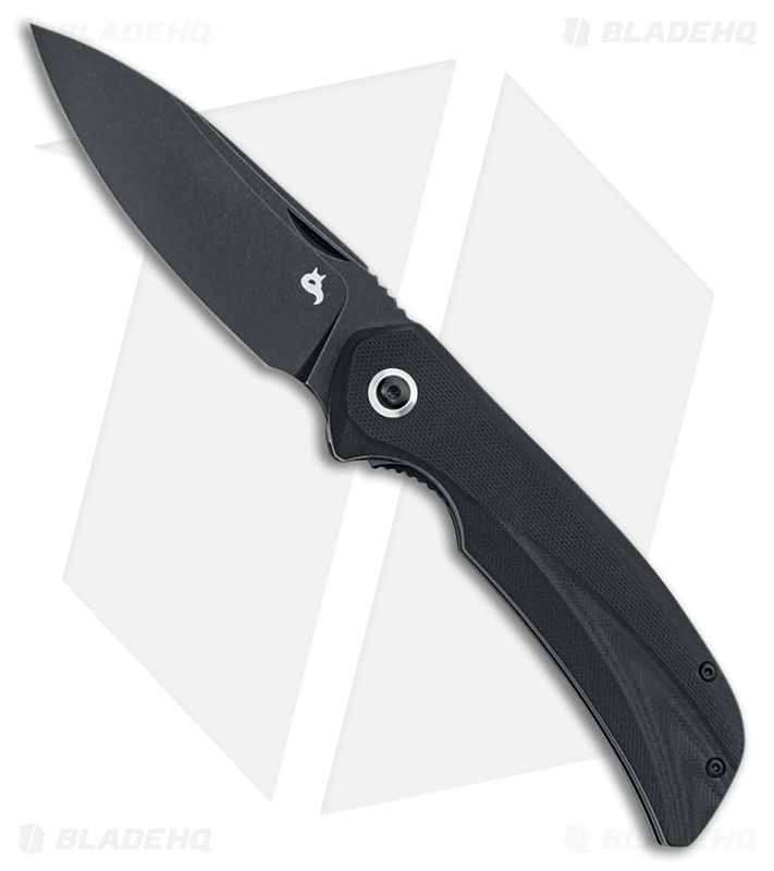 BlackFox Paradigma Black G-10 Drop Point Black SW D2