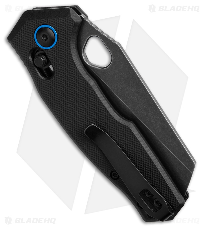 Fox Edge Crew Reverse Tanto Crossbar Lock Knife Black G-10 (2.8" Black SW)